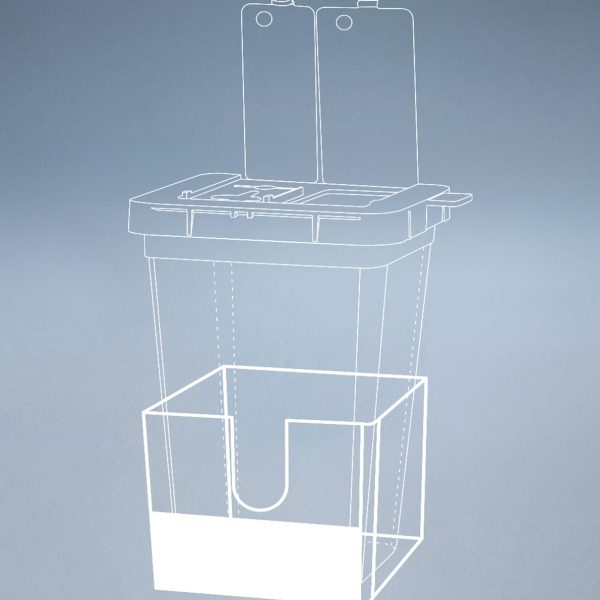Soportes y barandas para recipientes de plástico