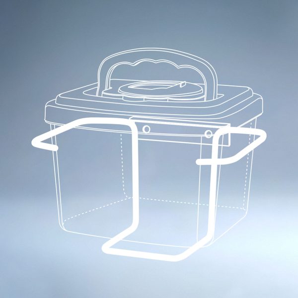 Soportes y barandas para recipientes de plástico