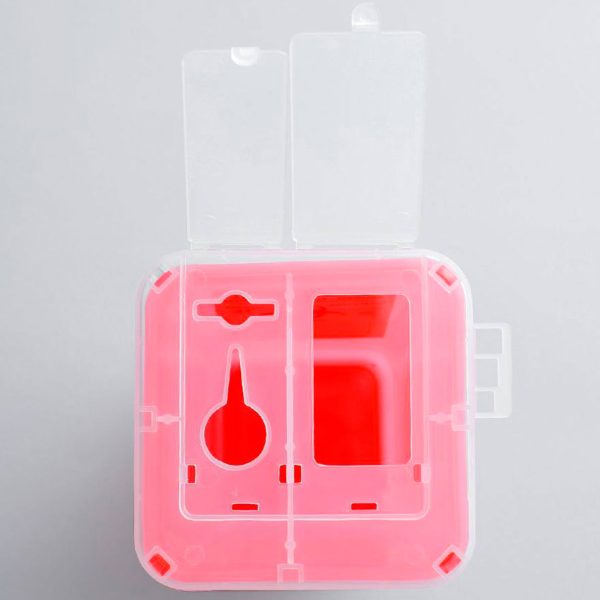 Recipiente para la eliminación de residuos punzocortantes biocontaminados de 1 litro